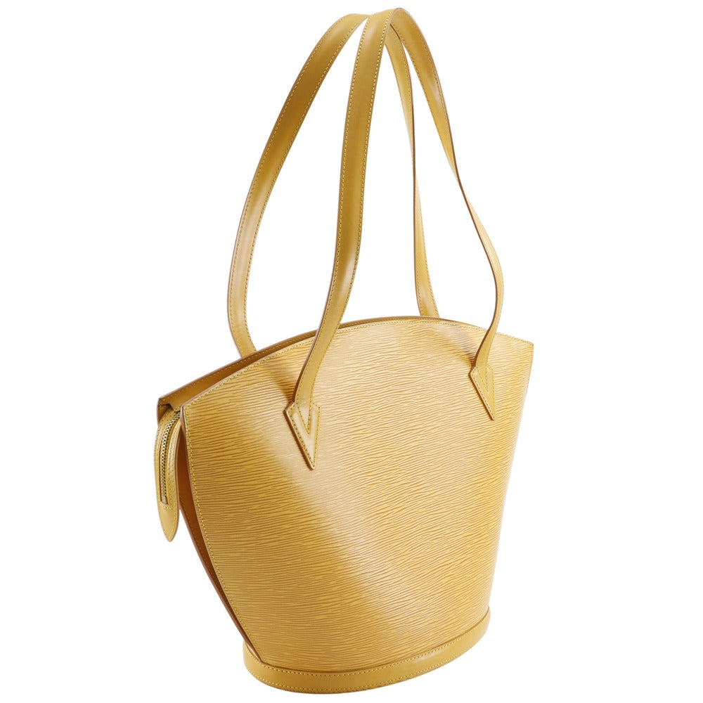  LOUIS VUITTON Tote Bag Epi Leather yellow Sunjack shopping