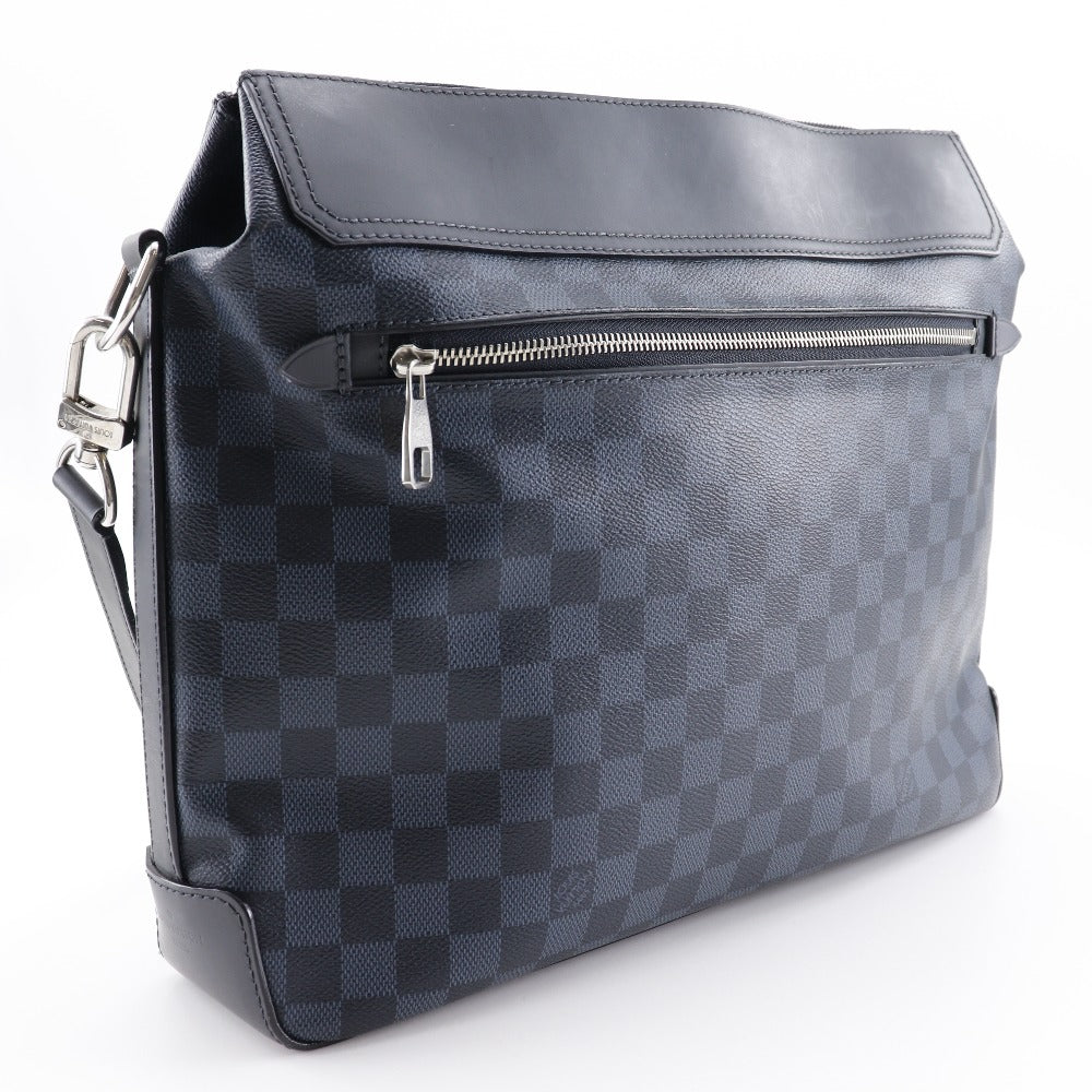 LOUIS VUITTON Shoulder Bag Damier Cobalt Black / navy Messenger Greenwich mens