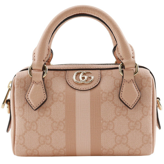 GUCCI Handbag 781490 6241 GG Supreme Canvas pink 2WAYShoulder Ophidia Super Mini Bag