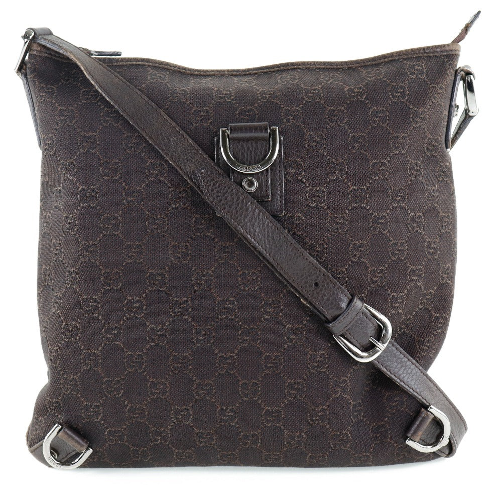 GUCCI Shoulder Bag 268642 GG canvas Brown Abbey Women