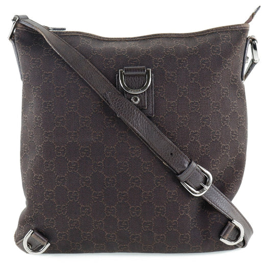 GUCCI Shoulder Bag 268642 GG canvas Brown Abbey Women