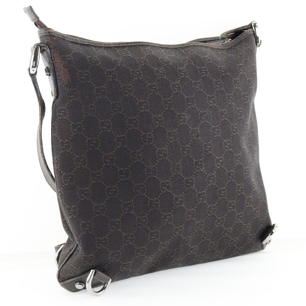 GUCCI Shoulder Bag 268642 GG canvas Brown Abbey Women