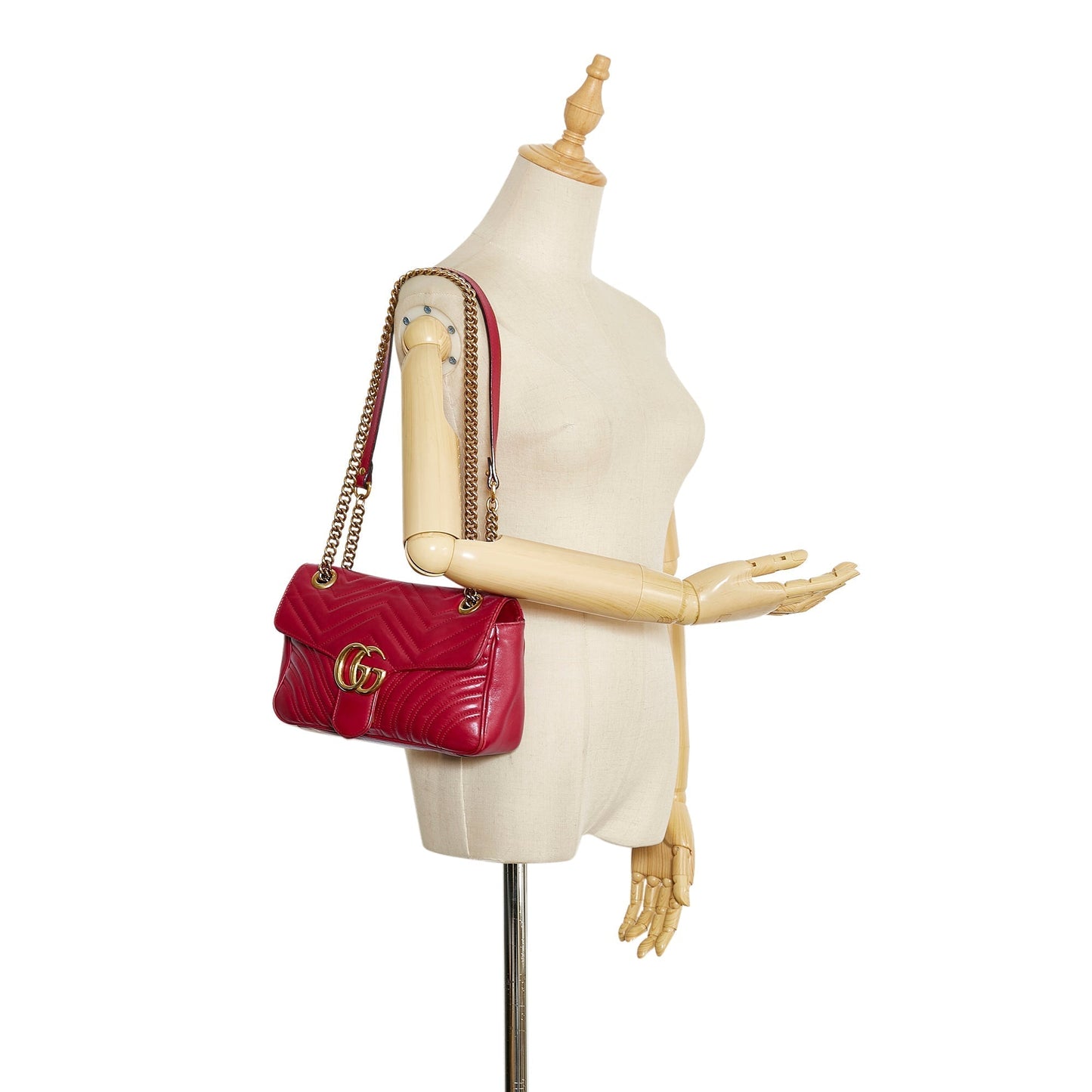 Gucci Chain Leather Shoulder Bag