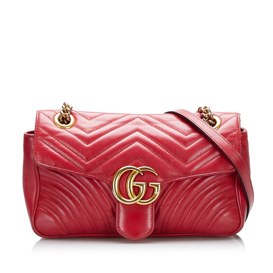 Gucci Chain Leather Shoulder Bag