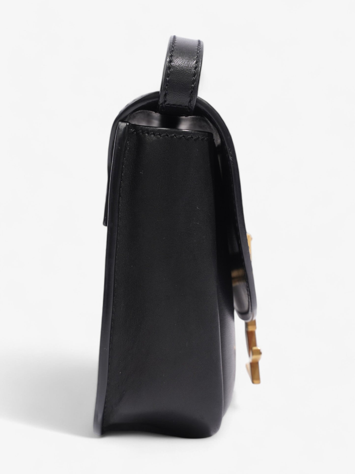 Saint Laurent Kaia Black Calfskin Leather Small