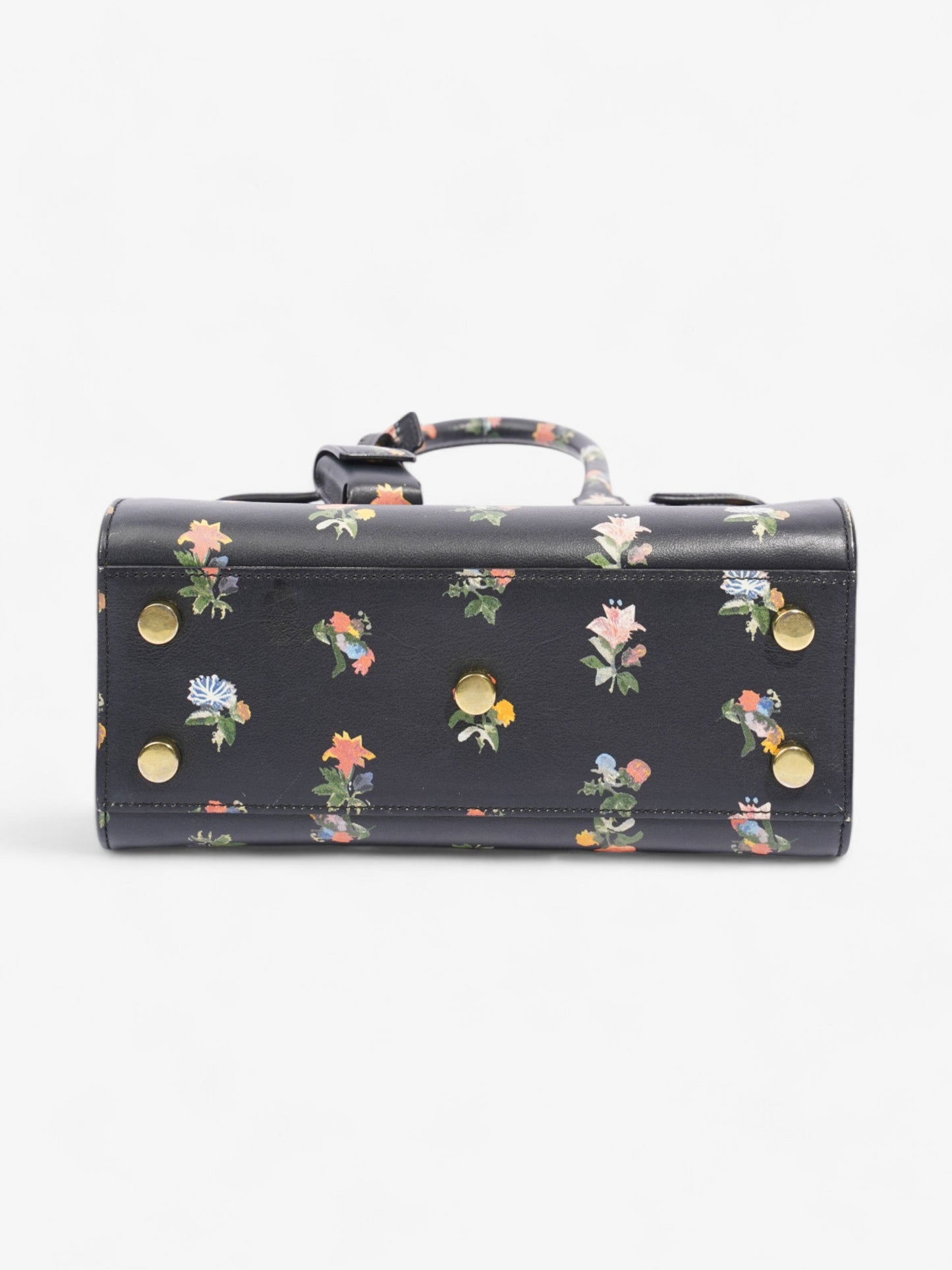 Saint Laurent Sac De Jour Black / Floral Leather Nano