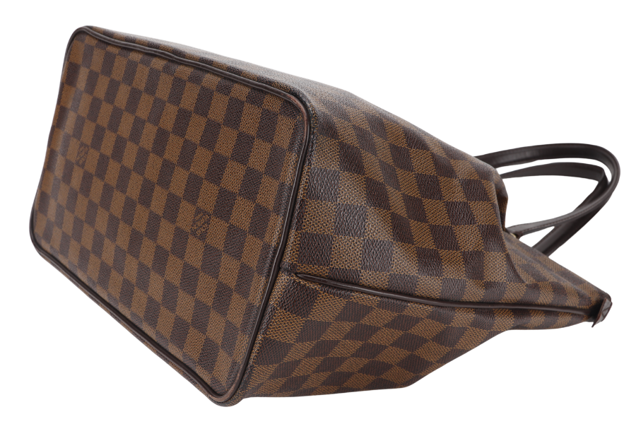 LOUIS VUITTON WESTMINSTER GM DAMIER EBENE COATED CANVAS GOLD HARDWARE WITH DUST COVER Handbag