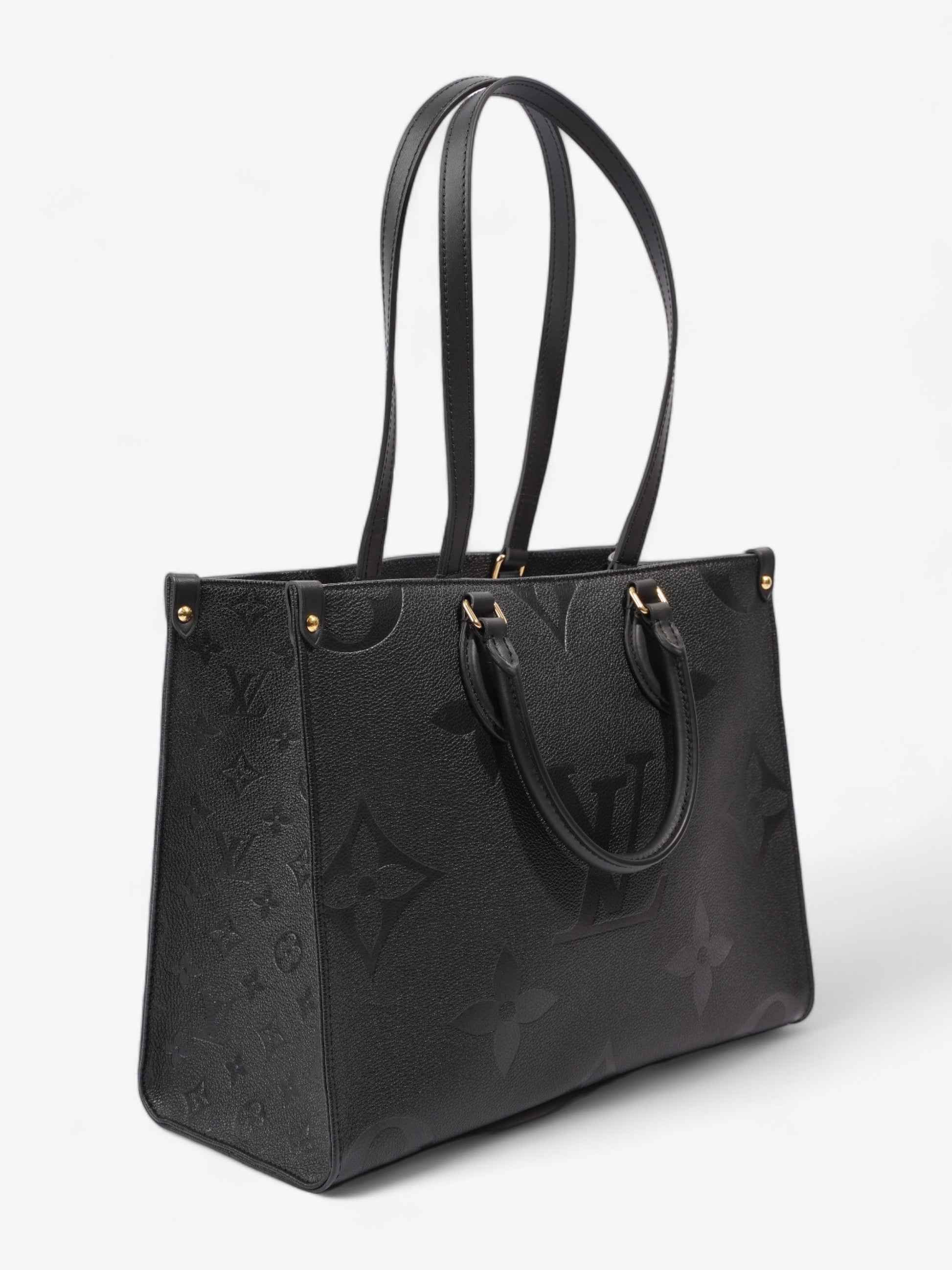 Louis Vuitton Onthego MM Black Empreinte Leather