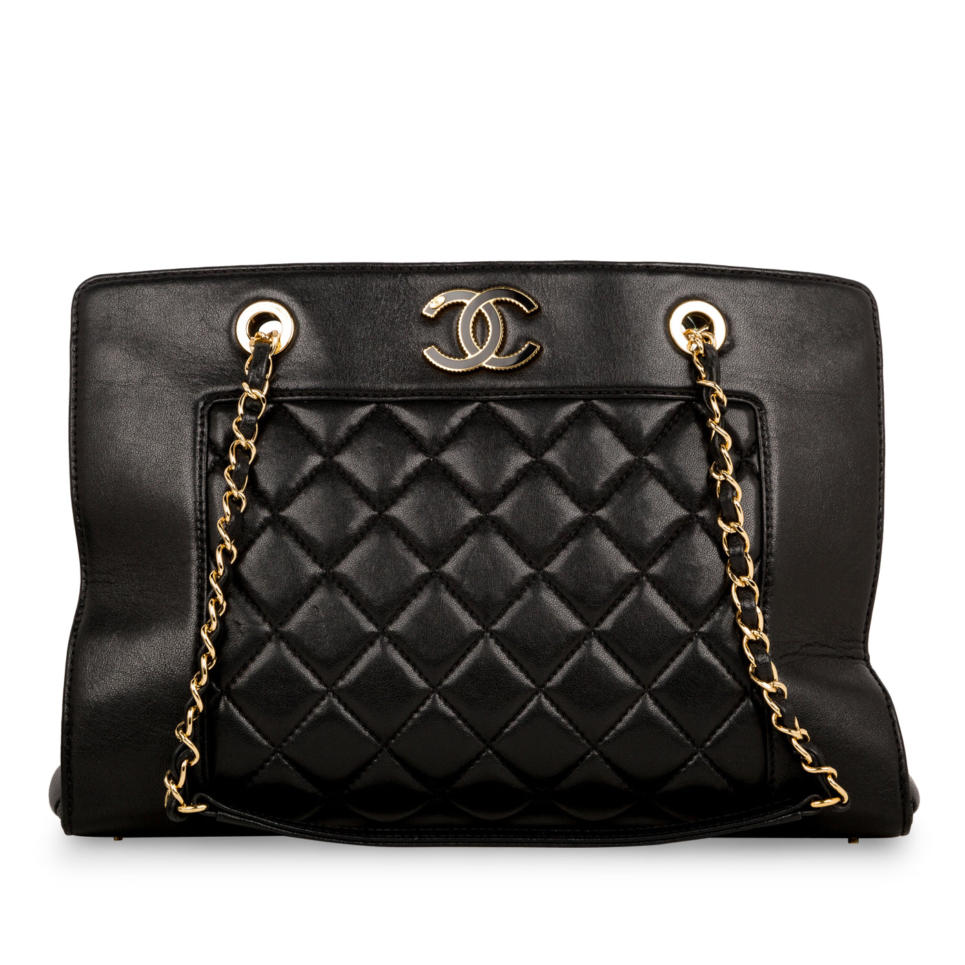 Chanel Quilted Shopper Tote