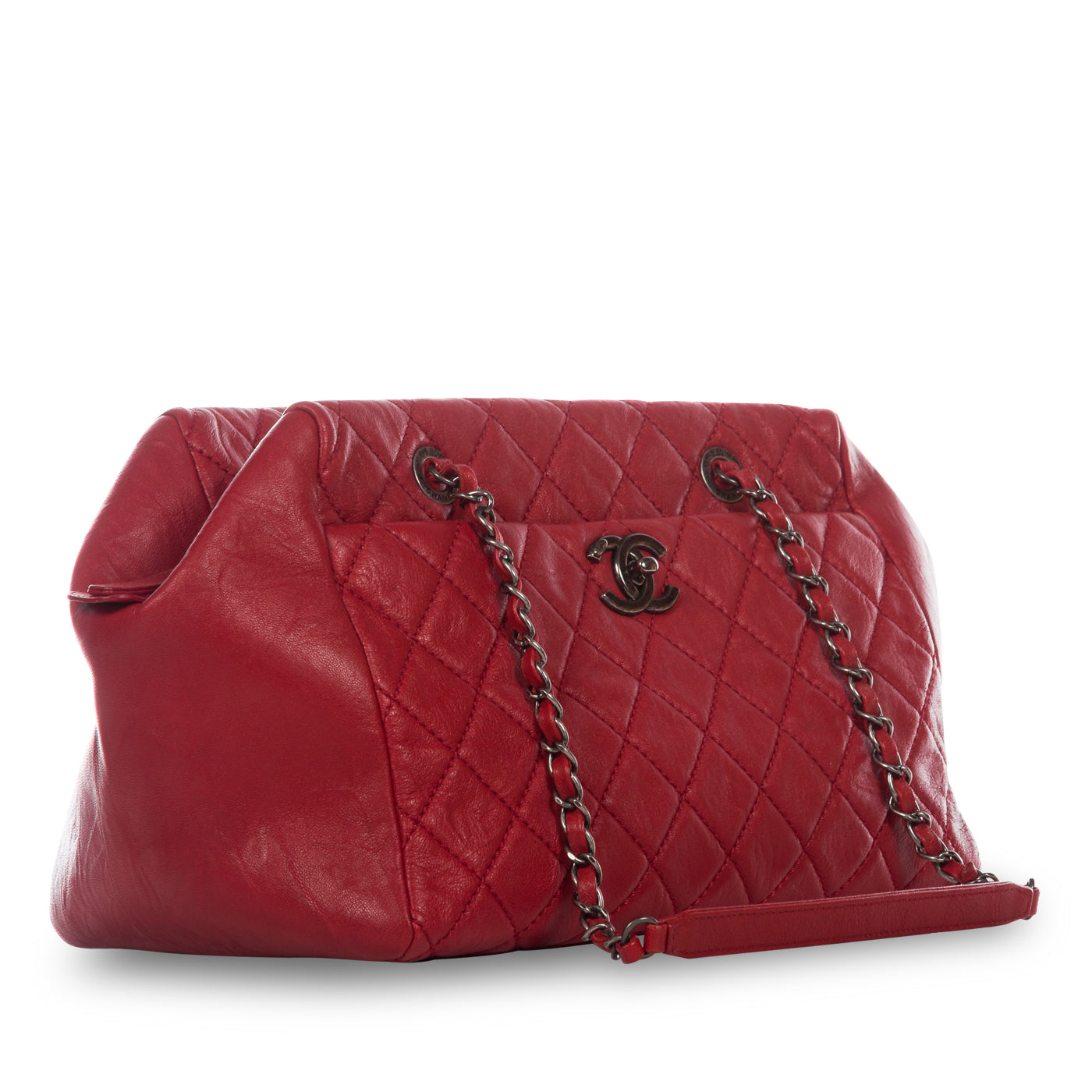 Chanel Quilted Shopper Tote