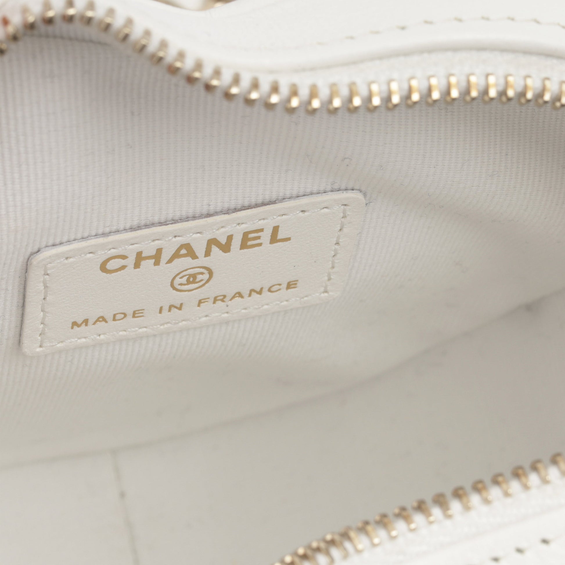 Chanel Small Heart Bag - White