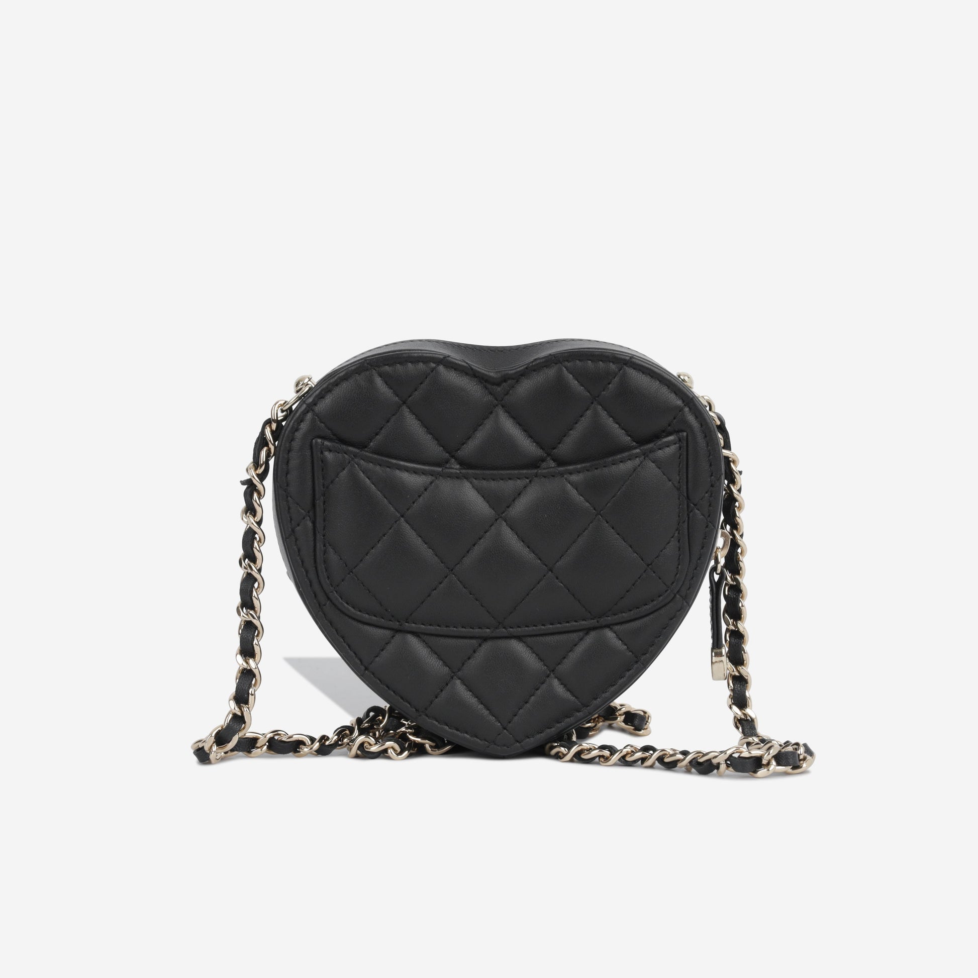 Chanel Small Heart Bag - Black