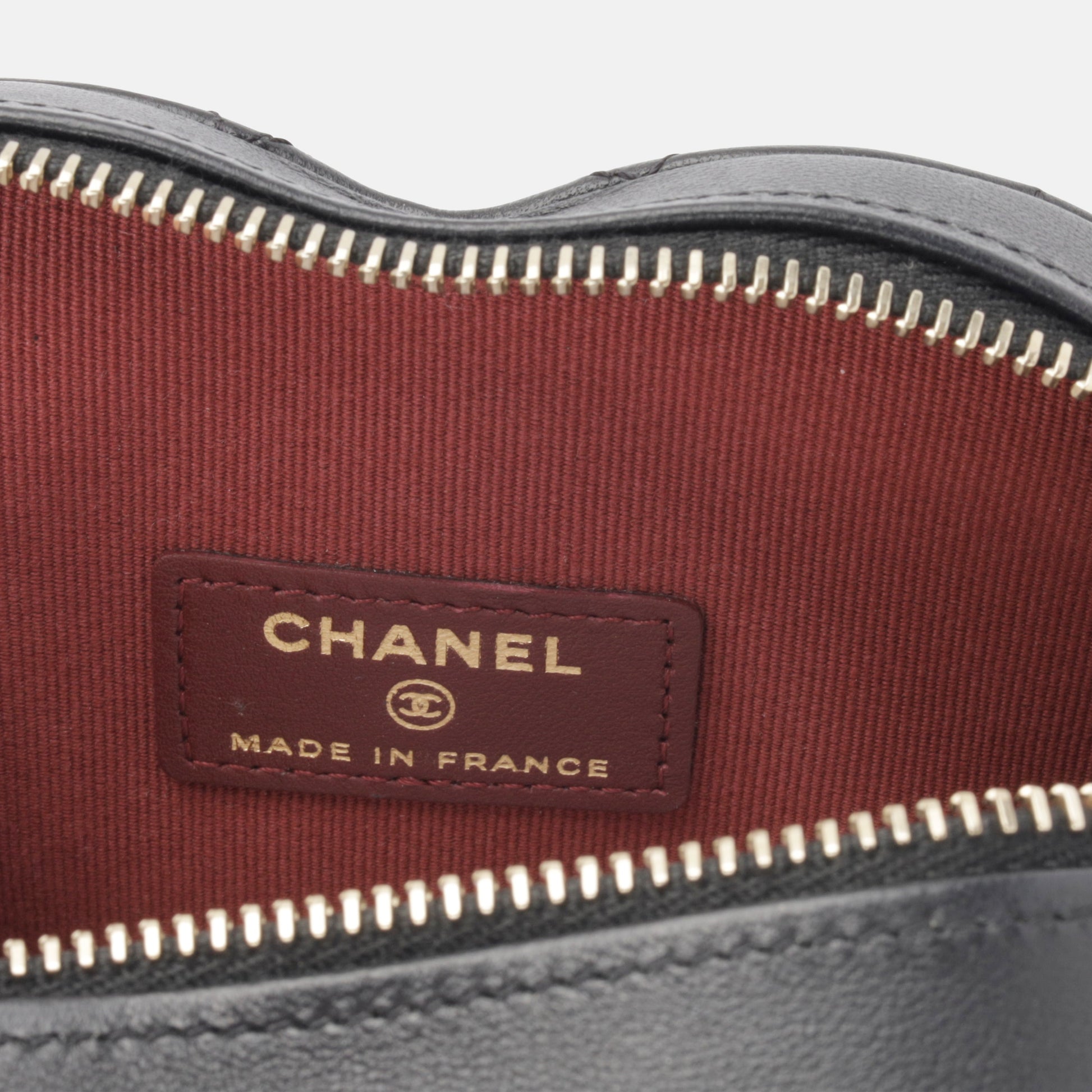 Chanel Small Heart Bag - Black