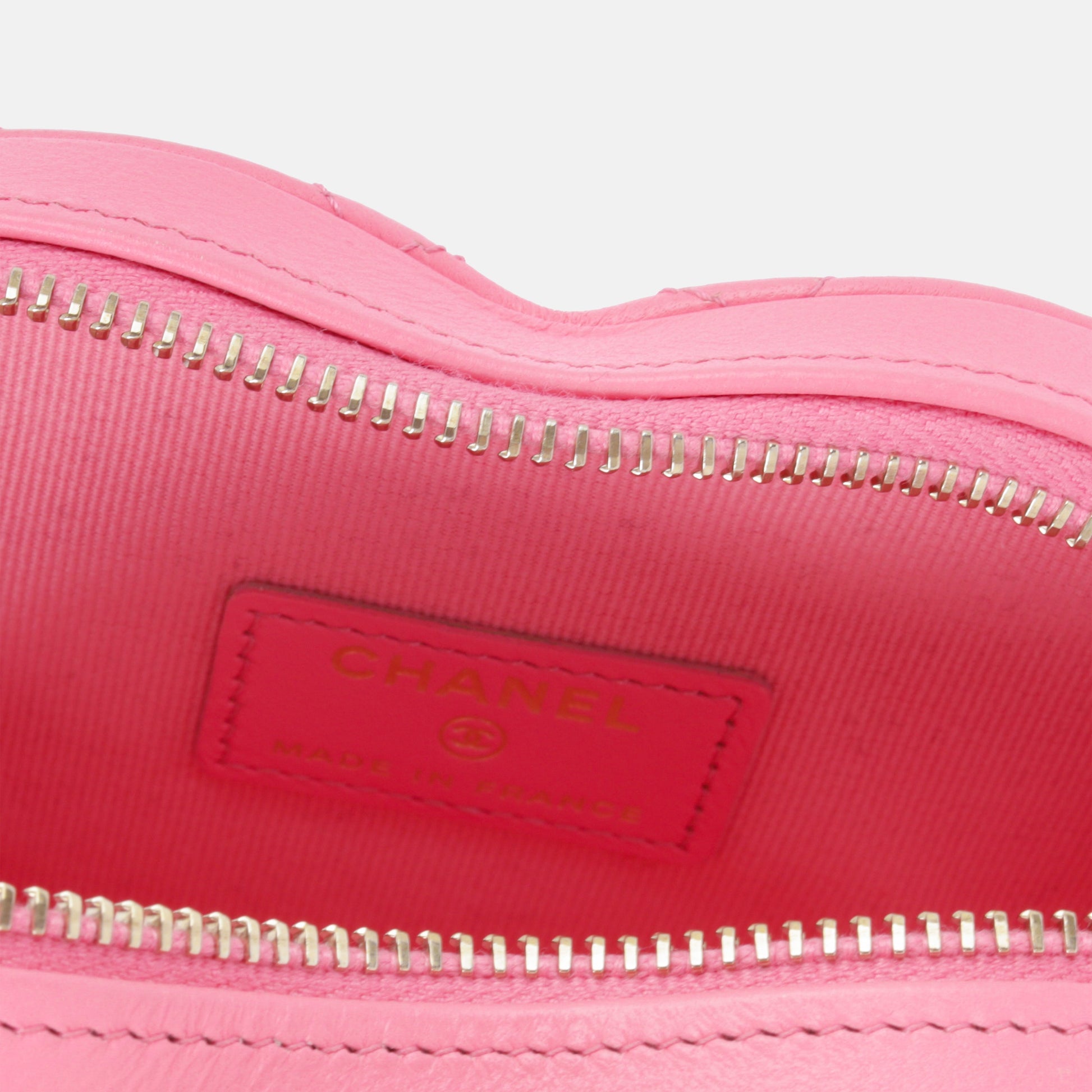 Chanel Small Heart Bag - Pink