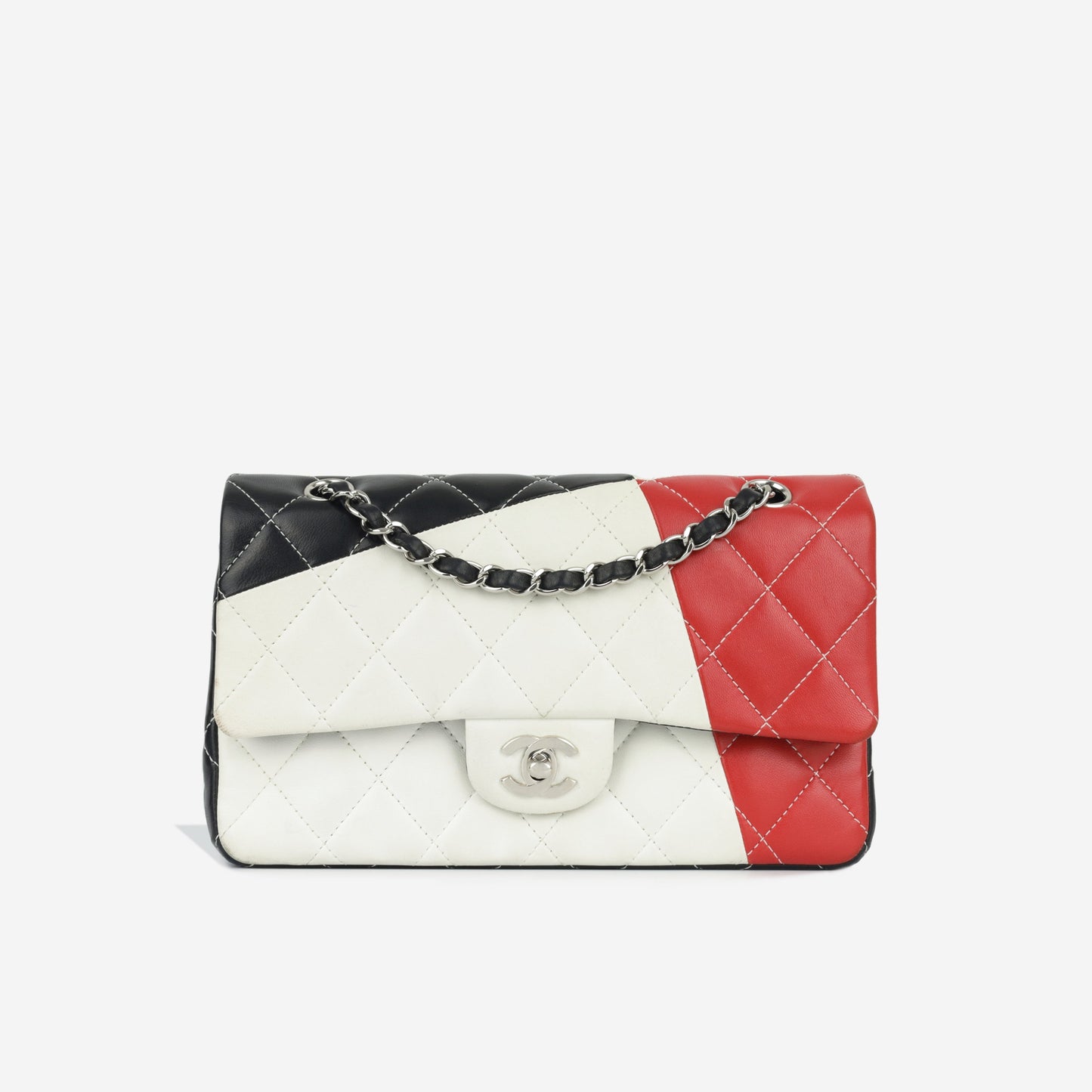 Chanel Colorblock Classic Flap Bag - Medium