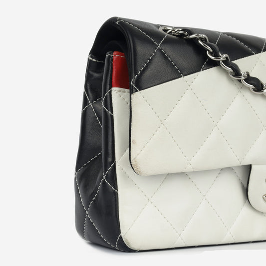 Chanel Colorblock Classic Flap Bag - Medium