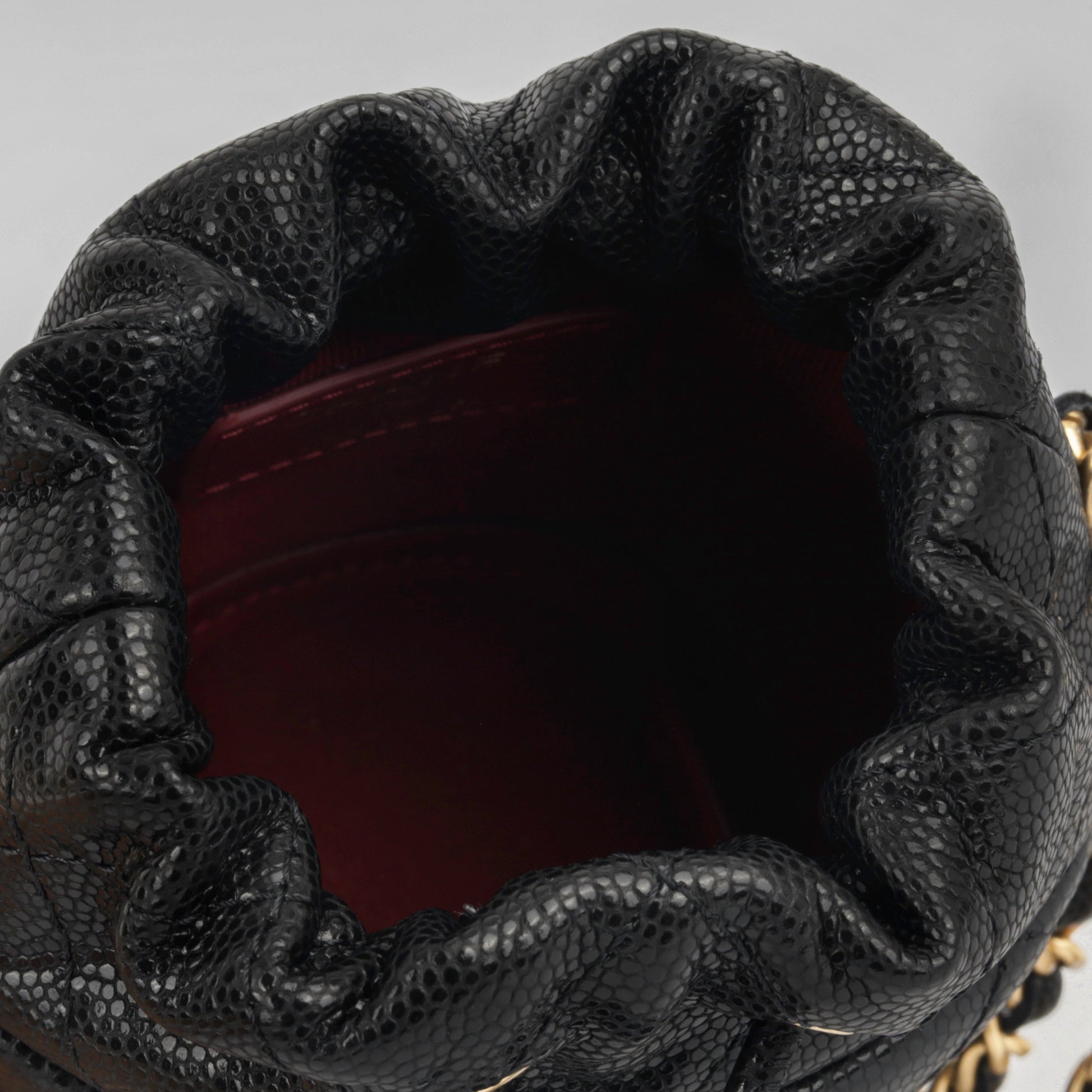Chanel Micro Bucket Bag on Chain