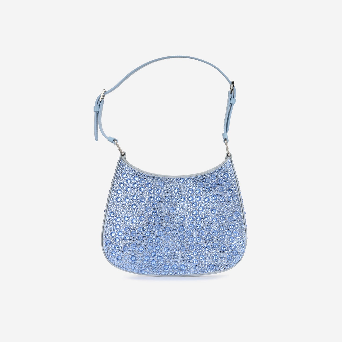 Prada Cleo Bag - Light Blue Satin (NW)