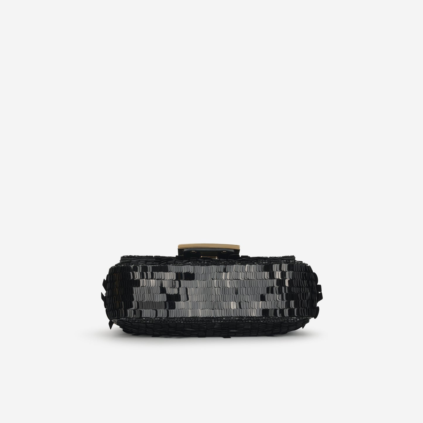 Fendi Fendi - Baguette Chain Mini - Black Sequin Paillets GHW