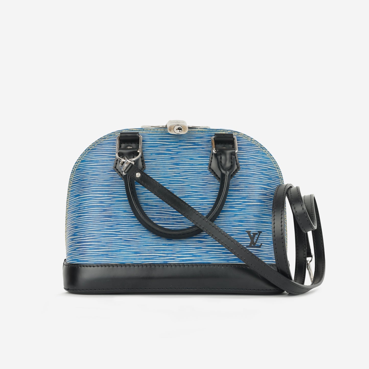 Louis Vuitton Louis Vuitton - Alma BB - Blue/White Epi Leather SHW - 2018