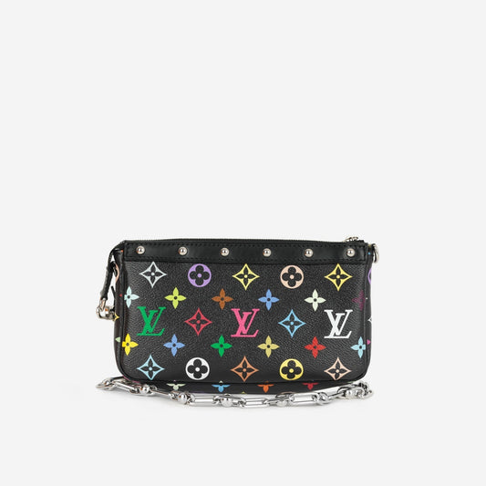 Louis Vuitton LV x TM Pochette Accessoires - Multicolore Murakami Monogram SHW - 2024
