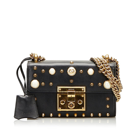 Gucci Chain Leather Crossbody