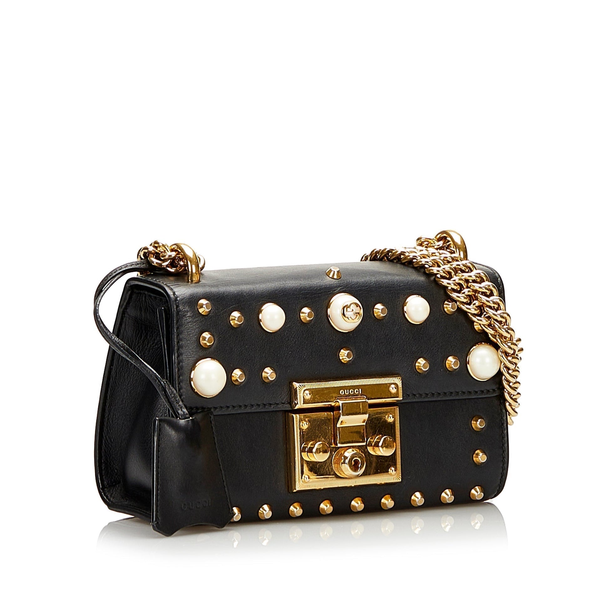 Gucci Chain Leather Crossbody