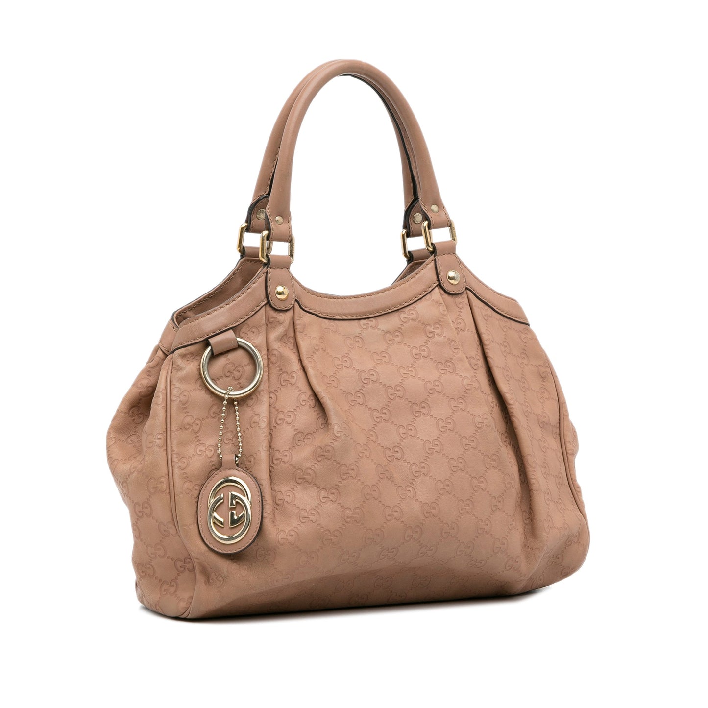 Gucci Guccissima Pink Leather Tote Style 5