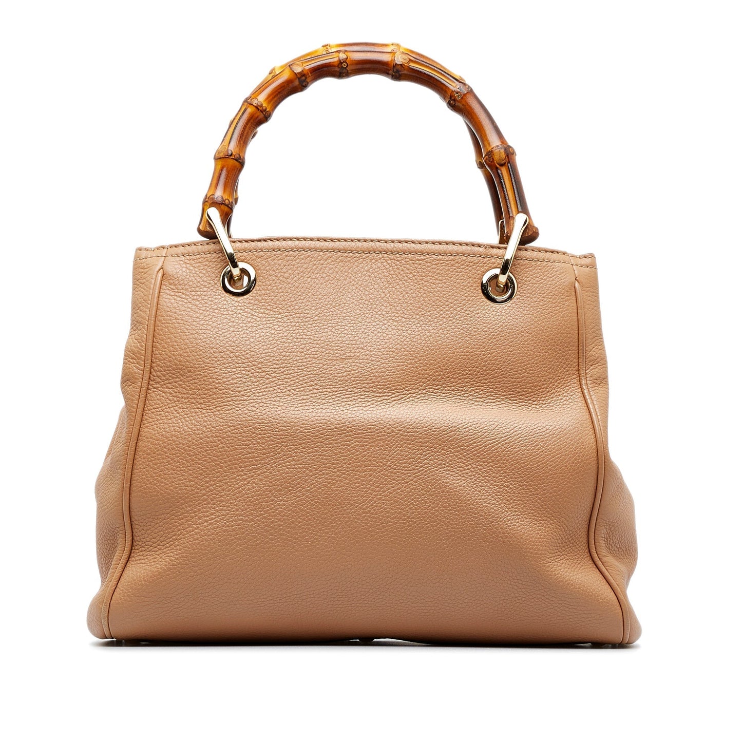 Gucci Bamboo Brown Leather Tote Style 4