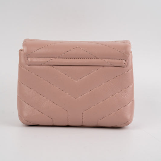 Saint Laurent Toy Lou Lou Pink Crossbody Bag