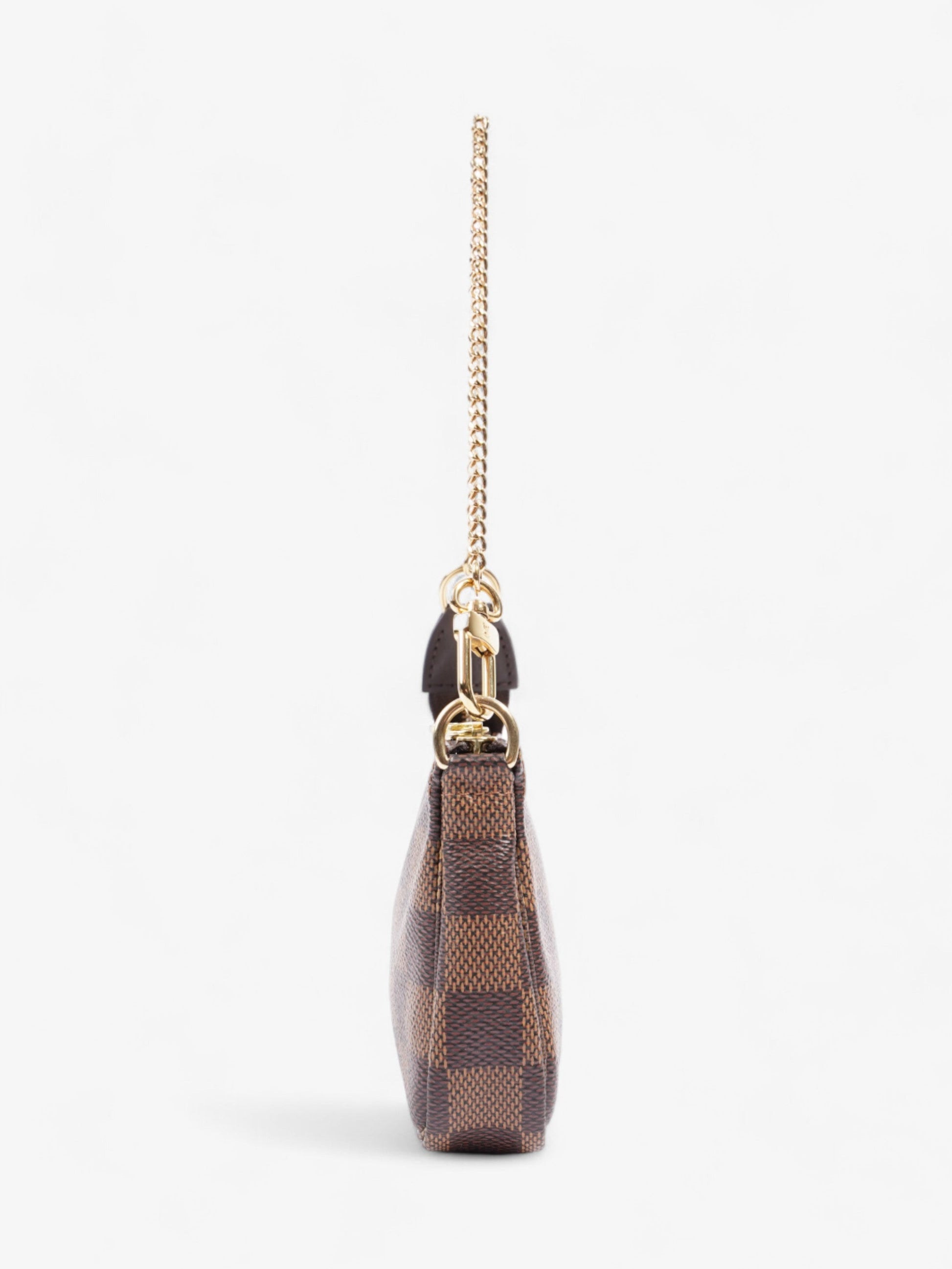 Louis Vuitton Pochette Accessoires Damier Ebene Coated Canvas Mini