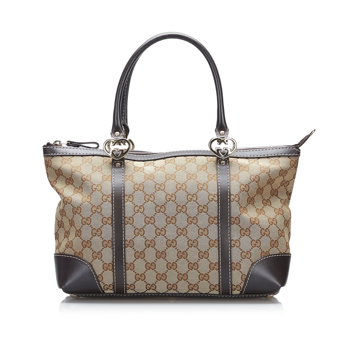 Gucci Leather Canvas Tote Style 38