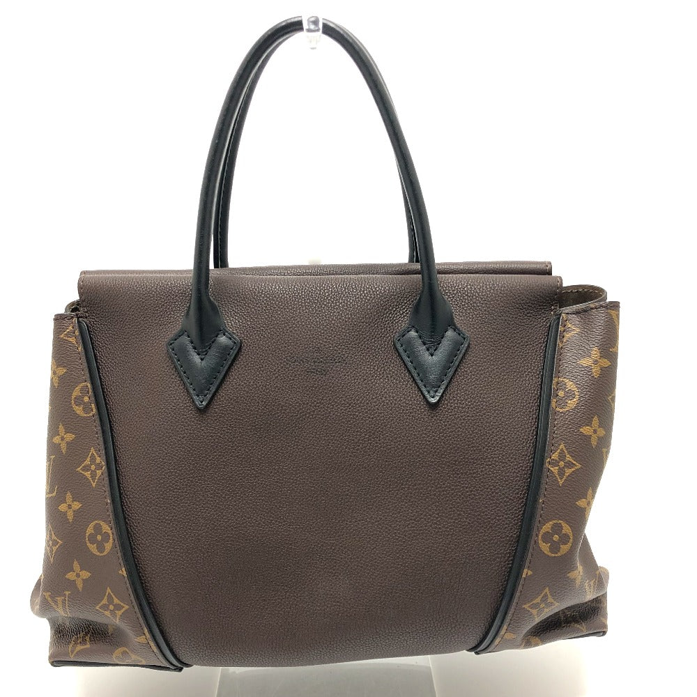 LOUIS VUITTON Handbag Monogram canvas, Cuir Orfevre leather Brown Monogram Tote W PM