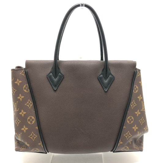 LOUIS VUITTON Handbag M41061 Monogram canvas, Cuir Orfevre leather Brown Monogram Tote W PM Women