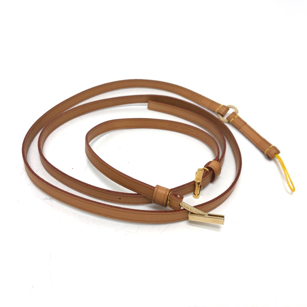 LOUIS VUITTON Shoulder strap Nume leather beige strap Women