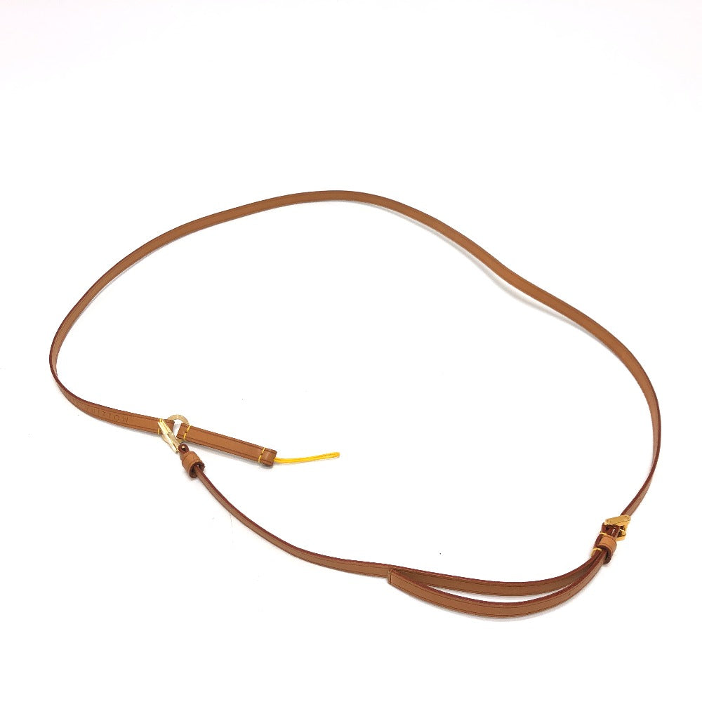 LOUIS VUITTON Shoulder strap Nume leather beige strap Women