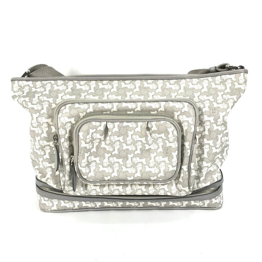 CELINE Shoulder Bag PVC / Leather gray Ai Tominaga collaboration Sulky Mothers bag Women