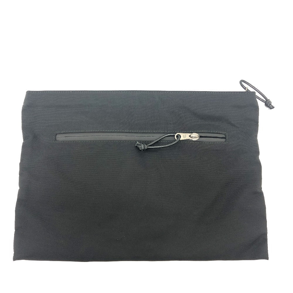 BALENCIAGA Clutch bag 459745 Nylon black SINNERS logo mens