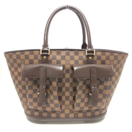 LOUIS VUITTON Tote Bag Damier canvas Brown Manosque GM Women