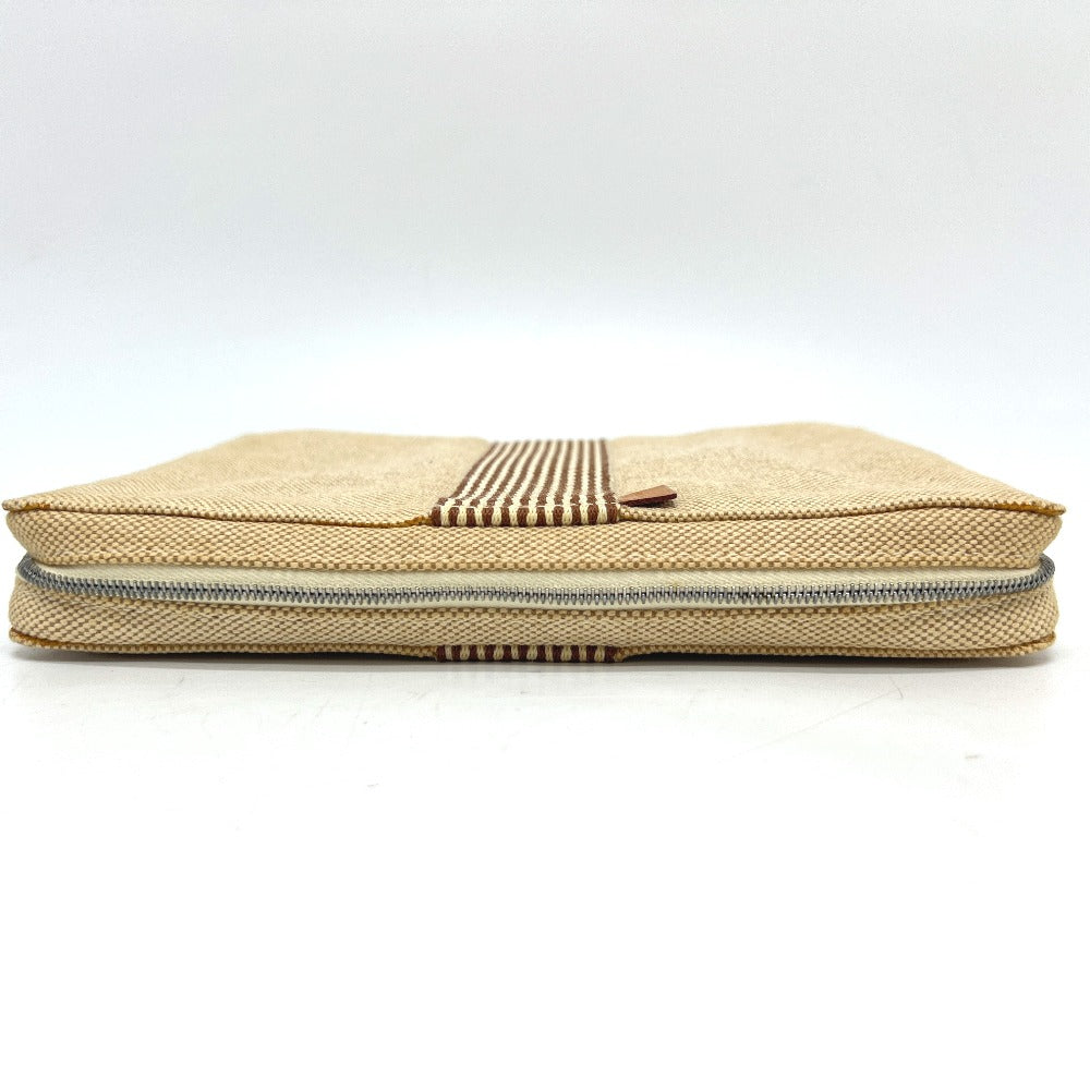 HERMES Pouch Tower ash Brown beige New Fool Toe