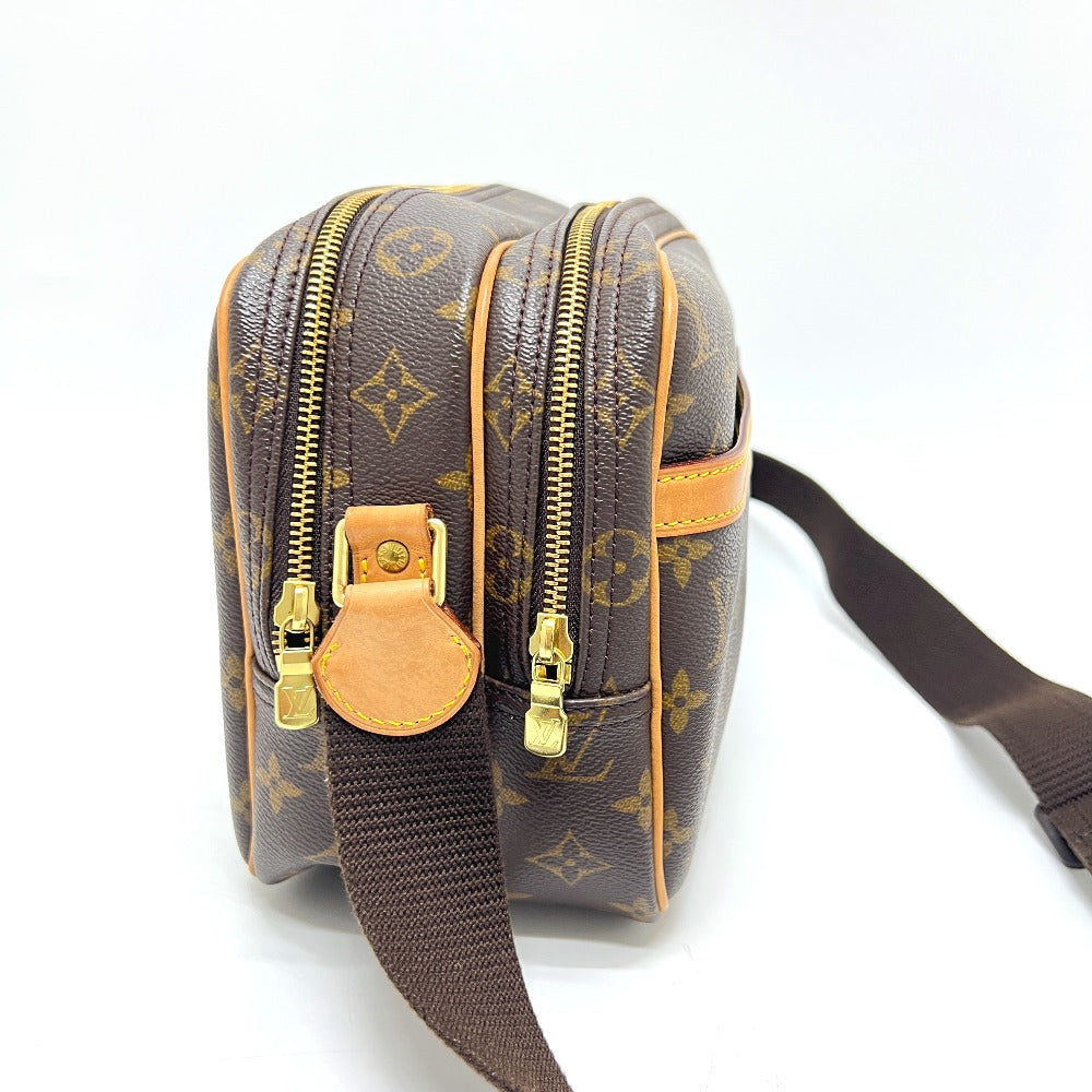 LOUIS VUITTON Shoulder Bag Monogram canvas Brown Reporter PM