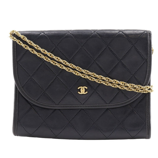 CHANEL Shoulder Bag C00060 lambskin black Chain pochette Matelasse Mini/AGNEAU TANNE Women