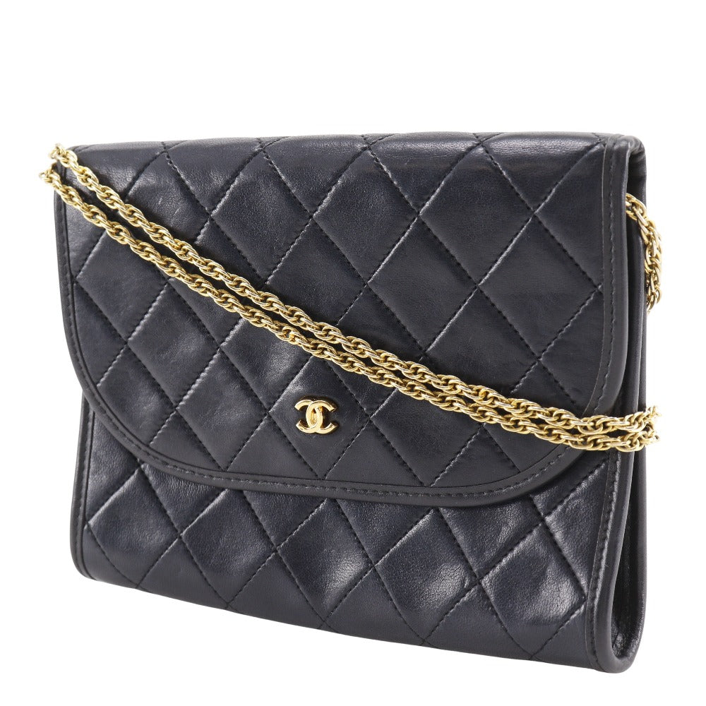 CHANEL Shoulder Bag C00060 lambskin black Chain pochette Matelasse Mini/AGNEAU TANNE Women