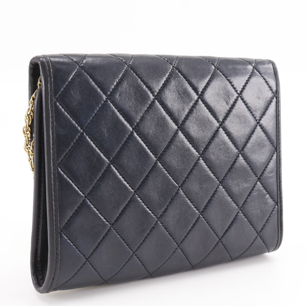 CHANEL Shoulder Bag C00060 lambskin black Chain pochette Matelasse Mini/AGNEAU TANNE Women