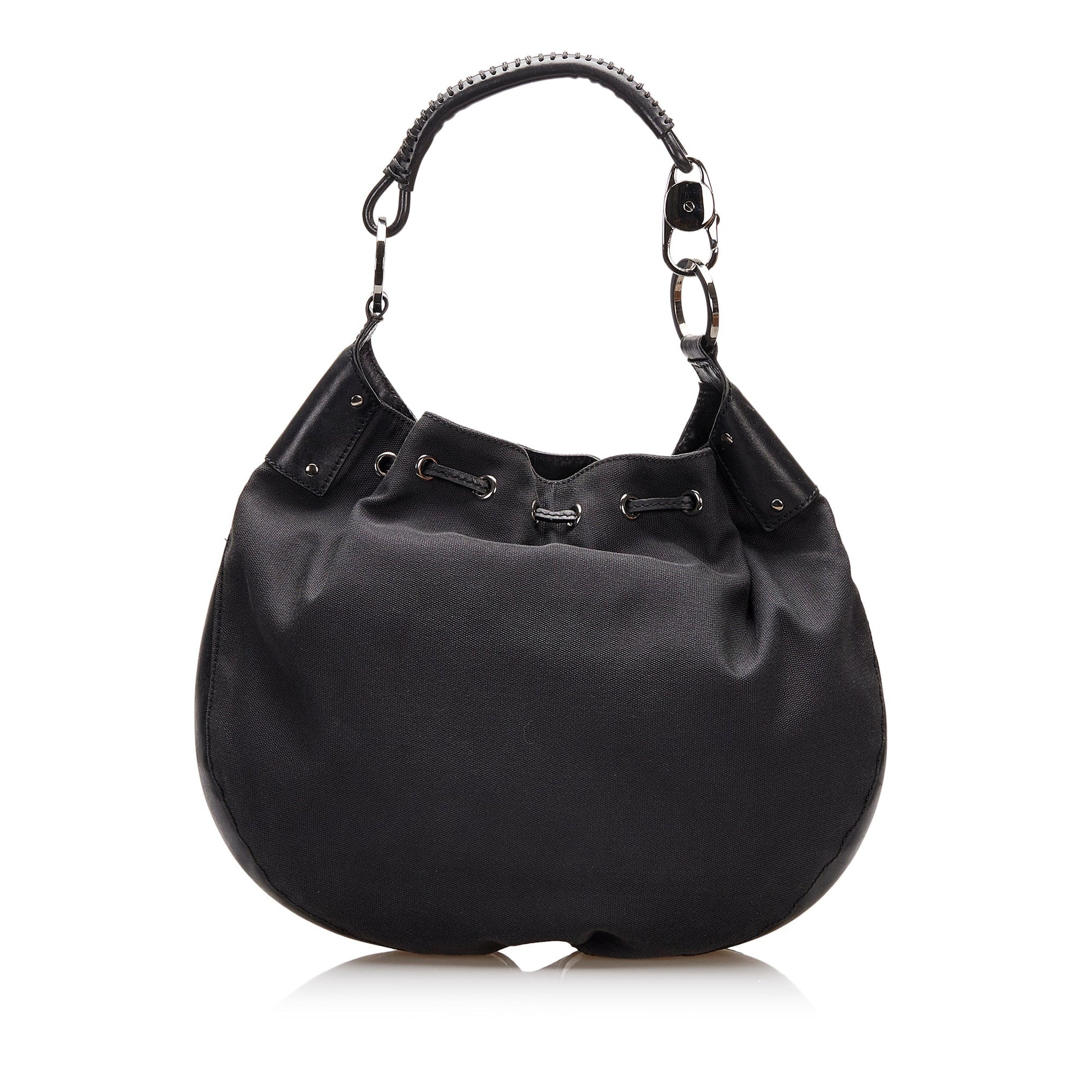 Gucci Nylon Leather Tote