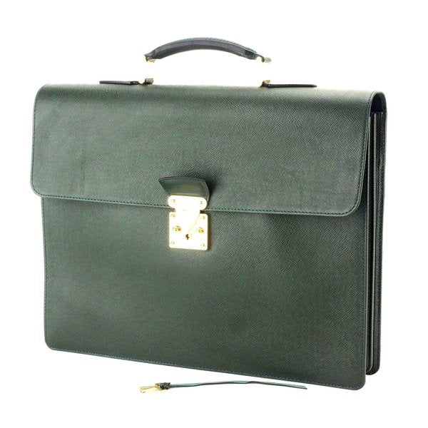LOUIS VUITTON Business bag Green gold Moscova