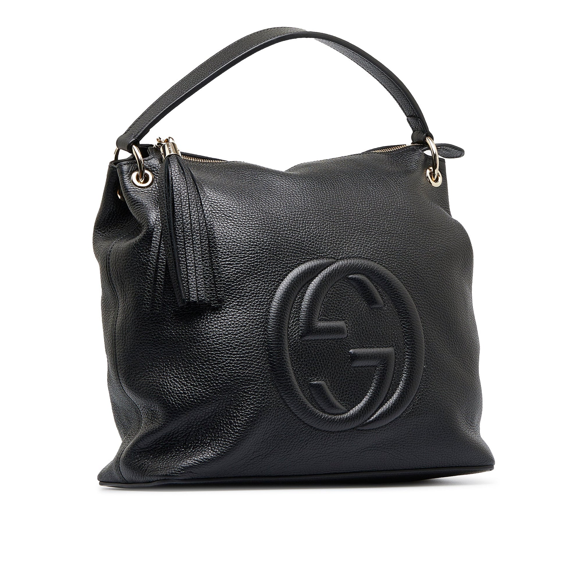 Gucci Soho Black Leather Tote Style 1