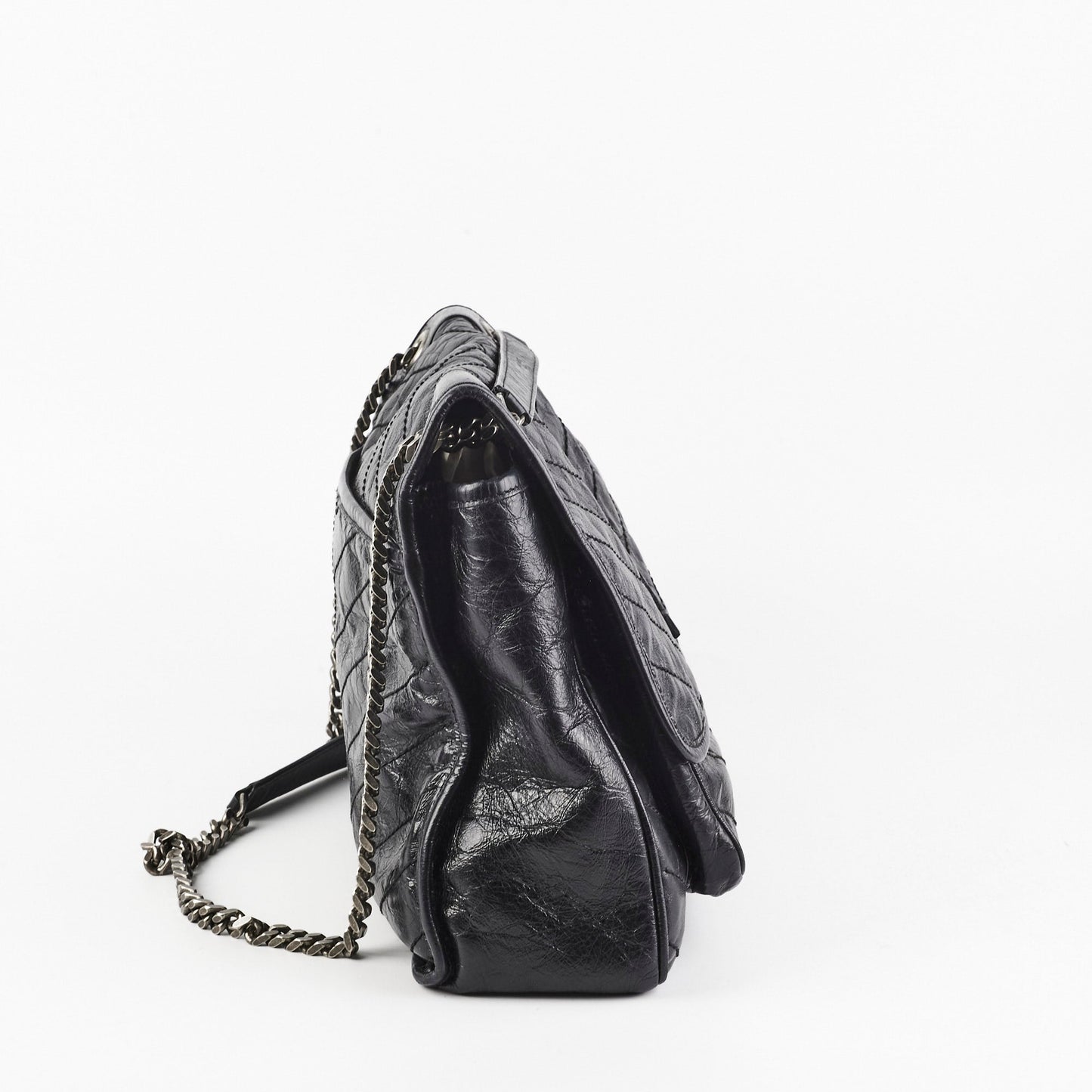 Saint Laurent Niki Large Black Leather