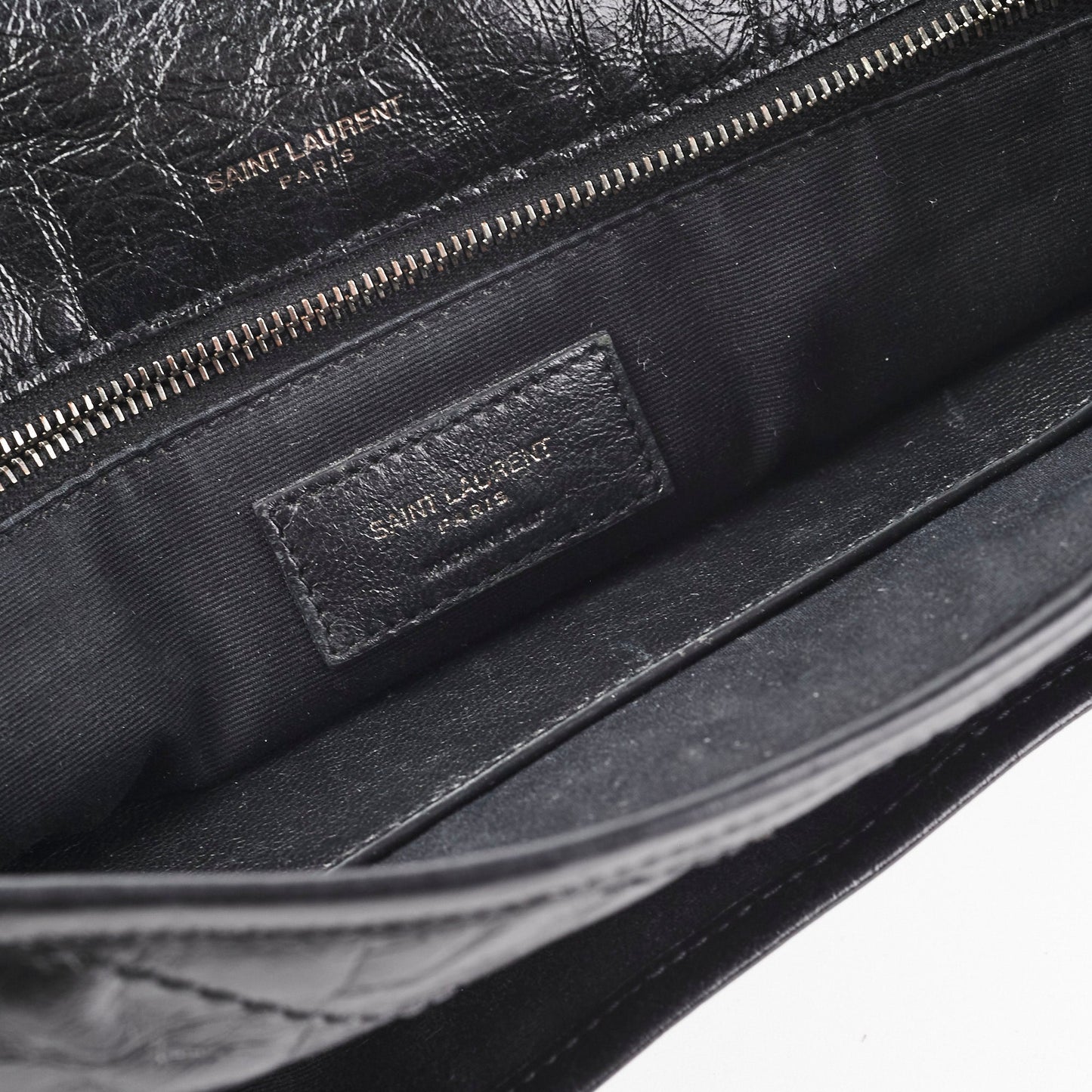 Saint Laurent Niki Large Black Leather