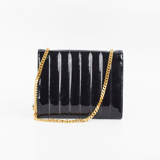 Saint Laurent Vicky Crossbody Bag Black